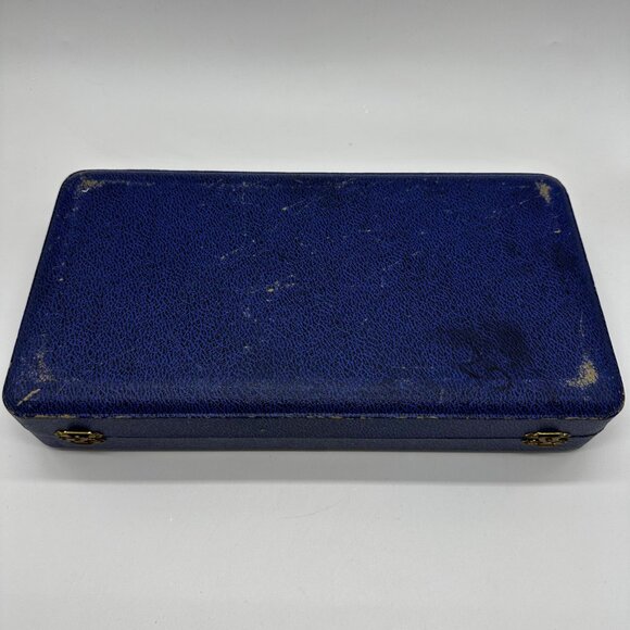 Sheffield Latham Owen Rustic Antler Horn Handle Steak Knives Forks Cased Set 11 - Picture 13 of 16